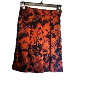 NWT Floral Orange and Black Future Collective Size XS Shorts